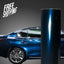 Color Shift Glitter Black Blue Car Wrap