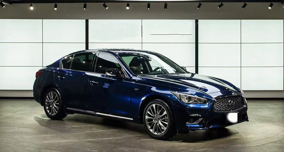 Color Shift Glitter Black Blue Vinyl Wrap