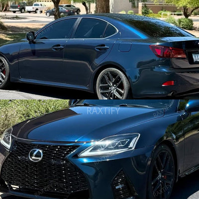Color Shift Glitter Black Blue Vinyl Wrap