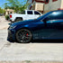 Color Shift Glitter Black Blue Vinyl Wrap