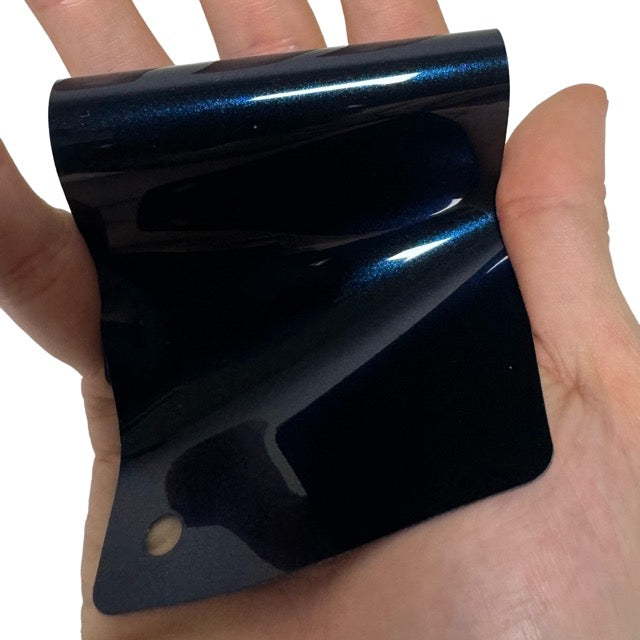Color Shift Glitter Black Blue Vinyl Wrap swatch