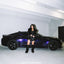 Color Shift Glitter Black Purple Vinyl Car Wrap