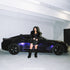 Color Shift Glitter Black Purple Vinyl Car Wrap