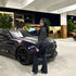 Color Shift Glitter Black Purple Vinyl Car Wrap