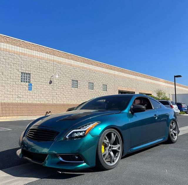 Color Shift Glitter Royal Green Vinyl Wrap