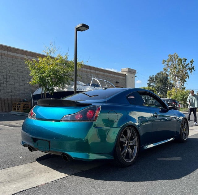 Color Shift Glitter Royal Green Vinyl Wrap