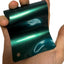 Color Shift Glitter Royal Green Vinyl Wrap swatch book