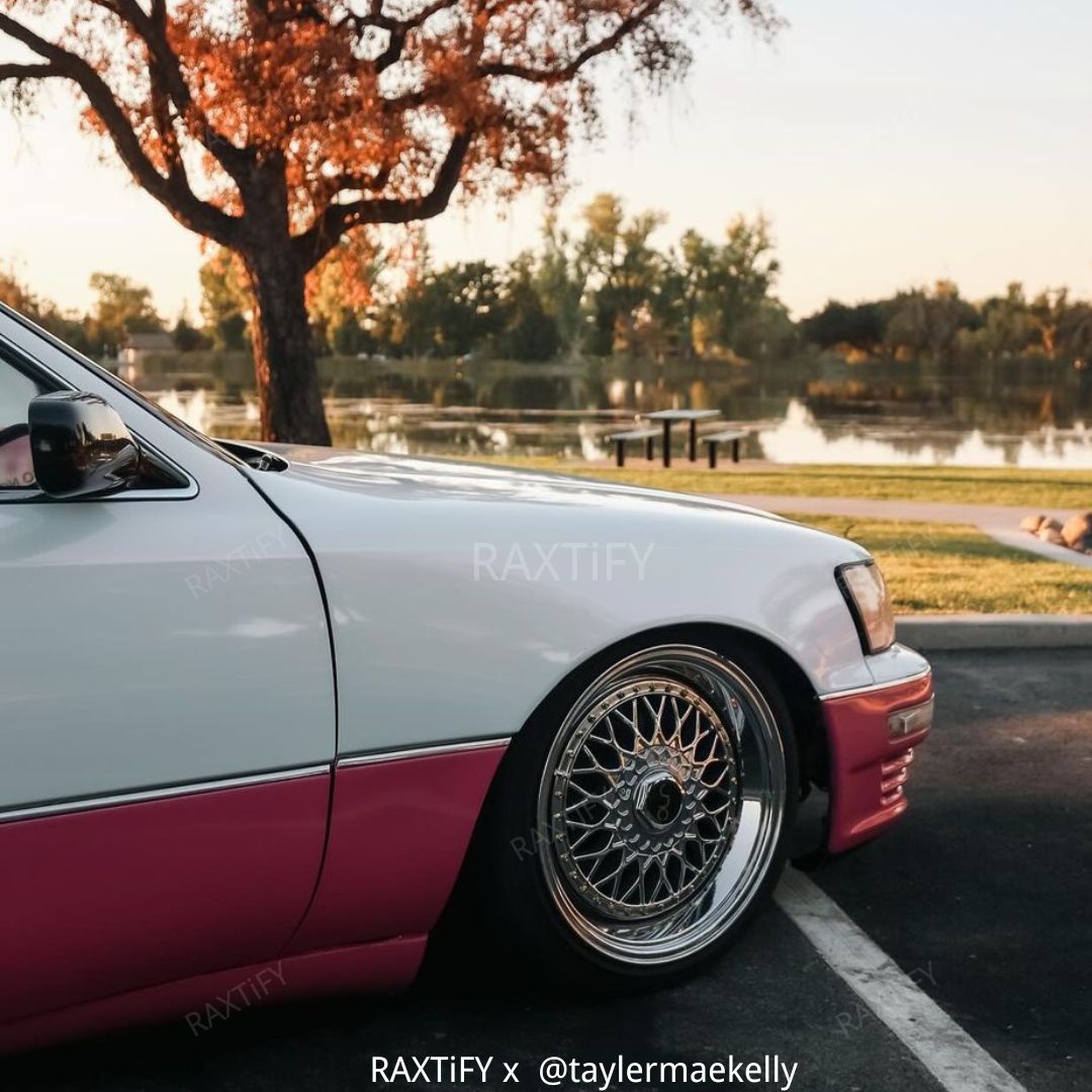 Color Shift Glitter White Pink Vinyl Wrap Auto
