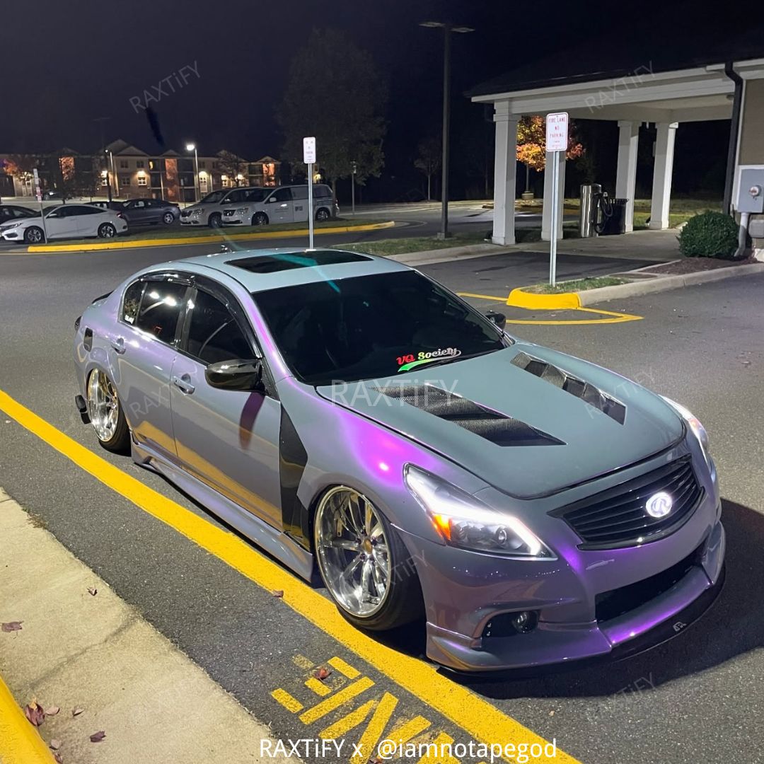 Color Shift Gray Purple Vinyl Wrap