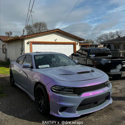 Color Shift Gray Purple Vinyl Wrap