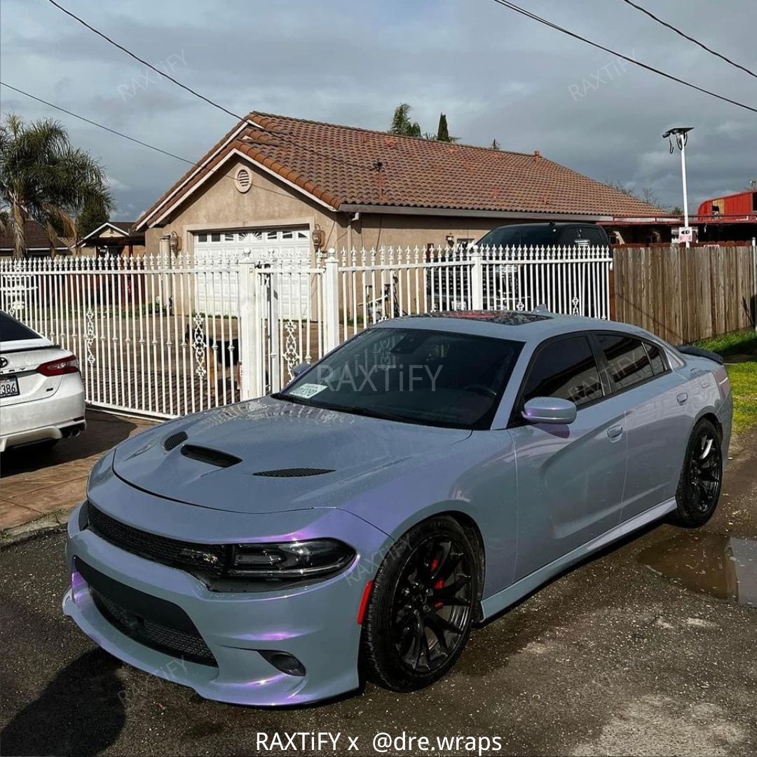 Color Shift Gray Purple Vinyl Wrap