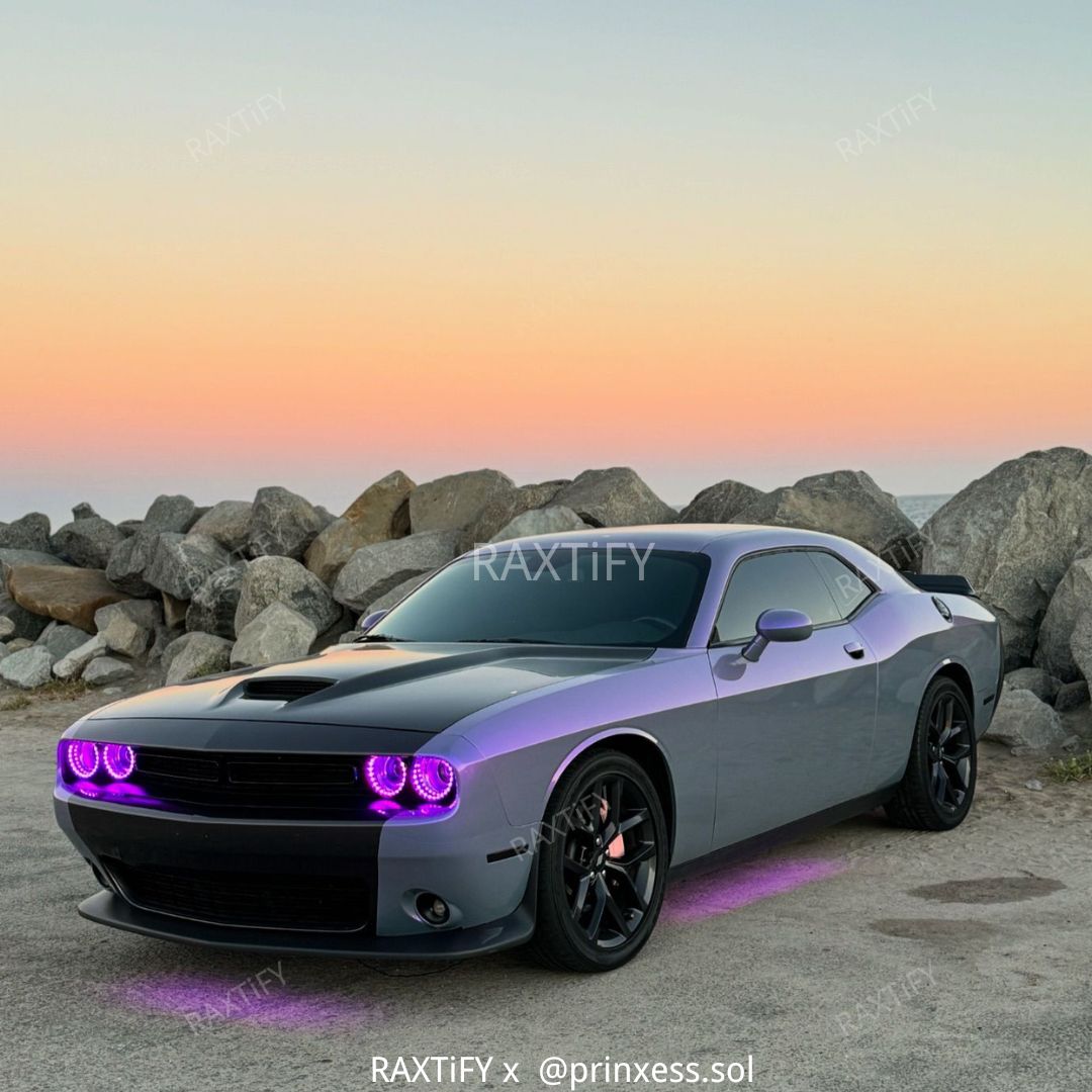 Color Shift Gray Purple Vinyl Wrap