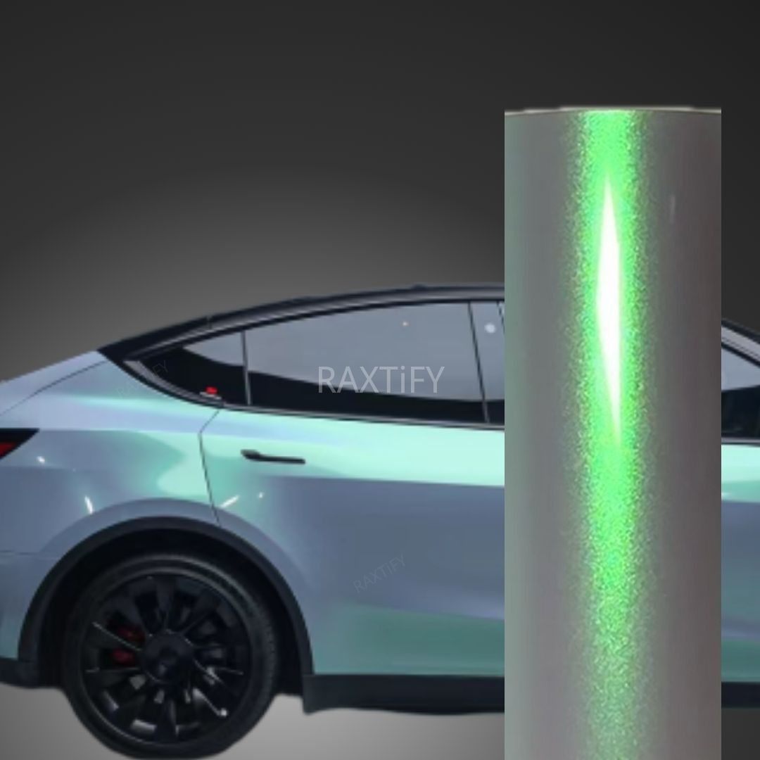 Color Shift Magic Gray Green Vinyl Wrap