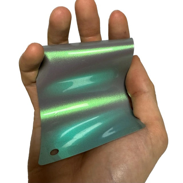 Color Shift Magic Gray Green Vinyl Wrap swatch