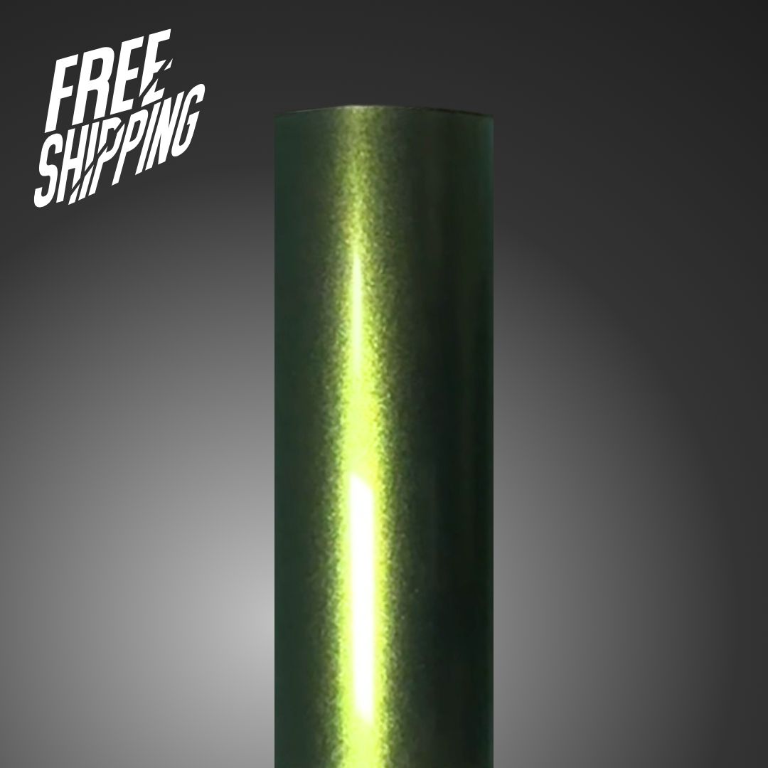 Color Shift Mamba Green Vinyl Wrap