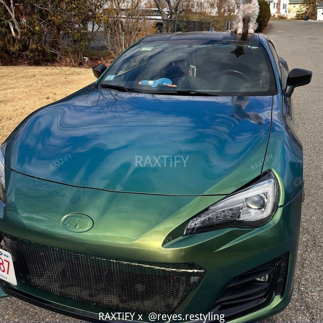 Color Shift Mamba Green Vinyl Wrap