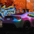 Color Shift Metallic Purple Green Car Wrap