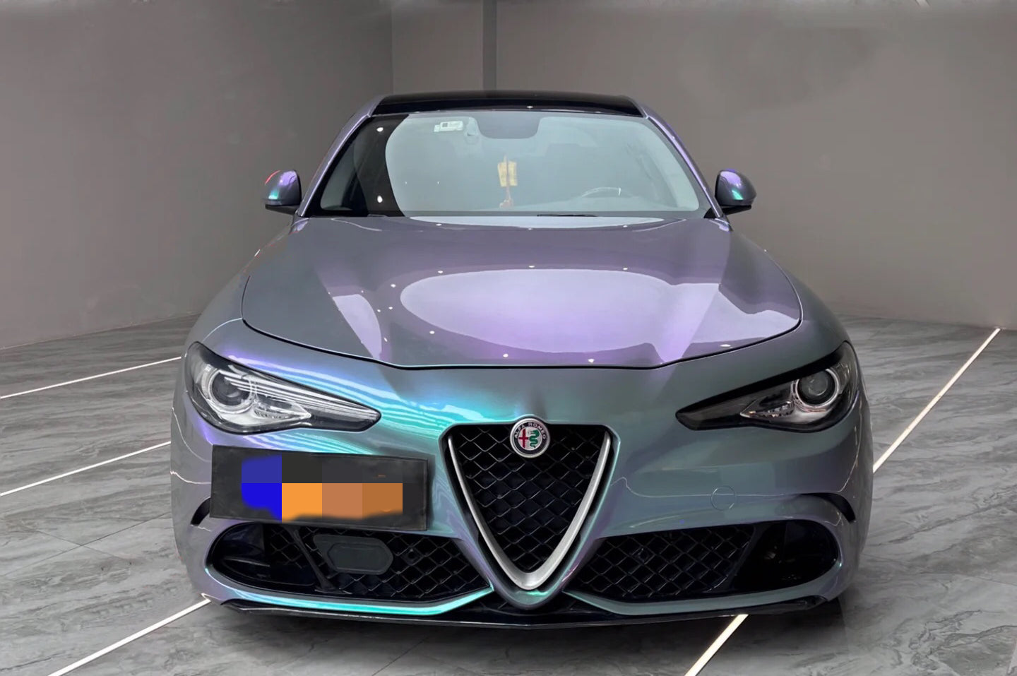 Color Shift Metallic Purple Green Vinyl Wrap