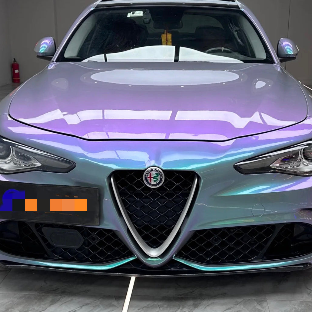 Color Shift Metallic Purple Green Vinyl Wrap