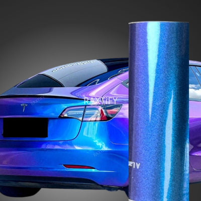 Color Shift Nebula Blue Purple Vinyl Wrap