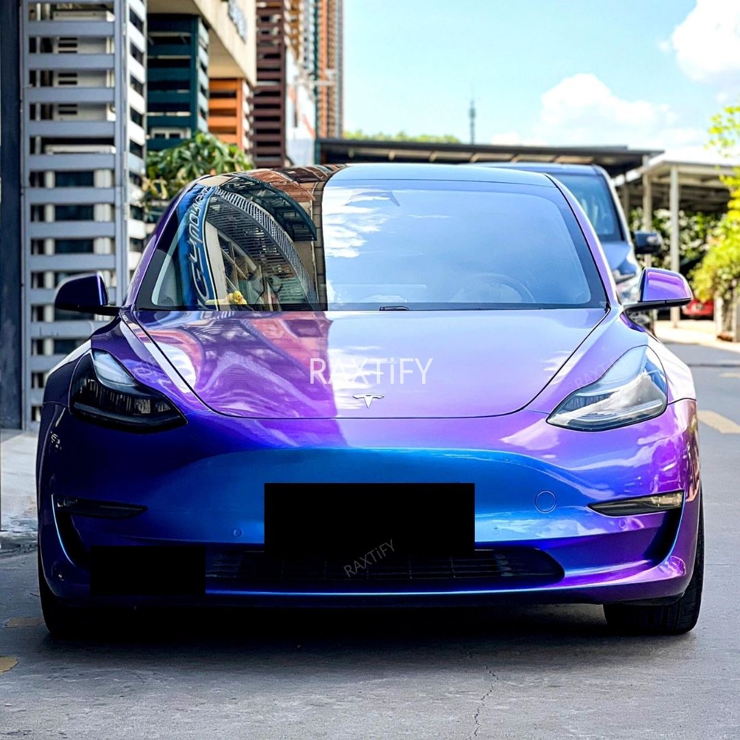 ラベンダーブルー!! Color Shift Nebula Blue Purple Vinyl Wrap – RAXTiFY