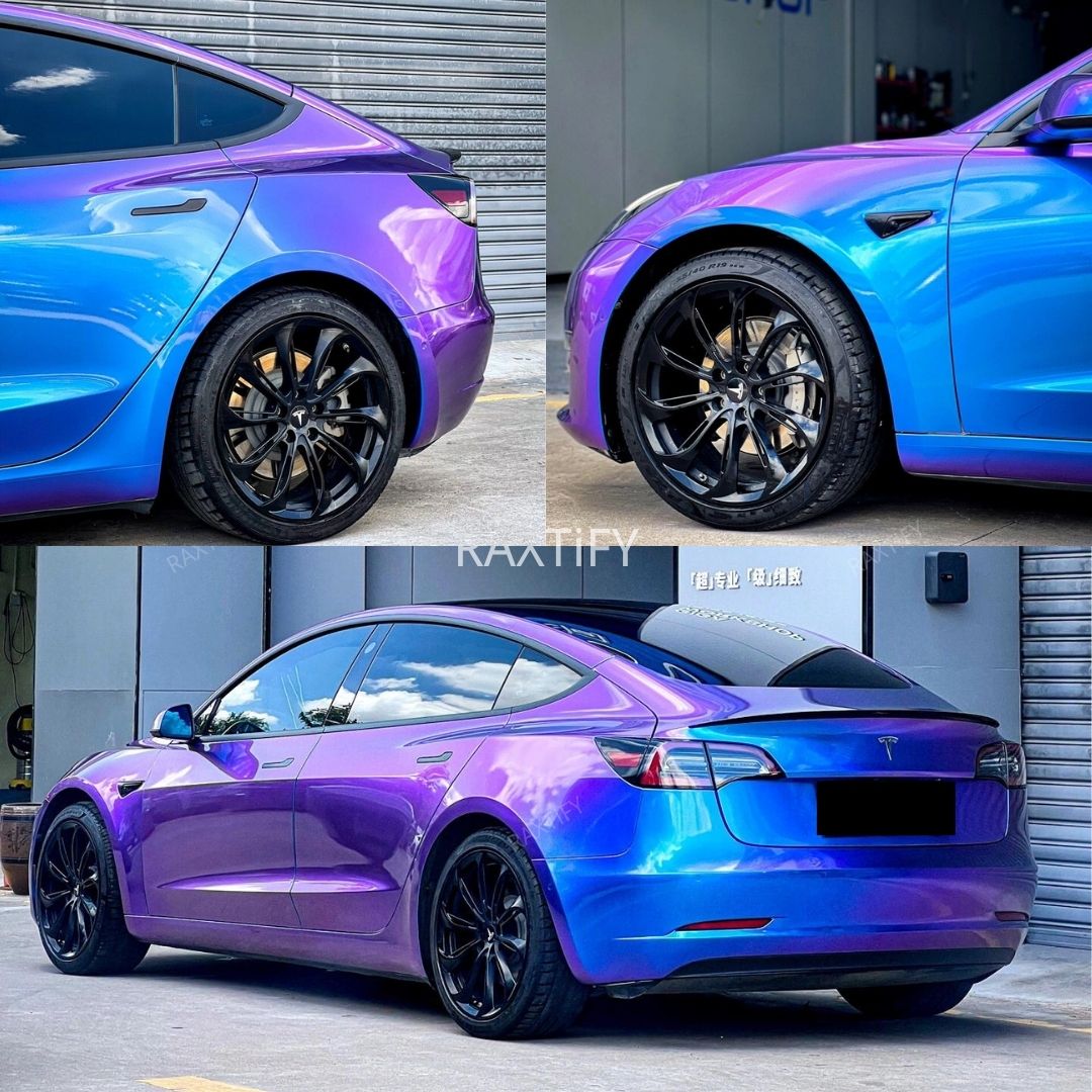 Color Shift Nebula Blue Purple Vinyl Wrap – RAXTiFY