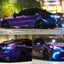 Color Shift Nebula Blue Purple Vinyl Wrap toyota