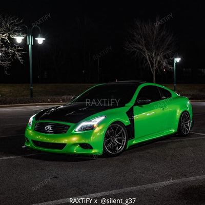 Color Shift Neon Gold Green Vinyl Wrap