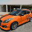 Color Shift Neon Gold Orange Vinyl Wrap