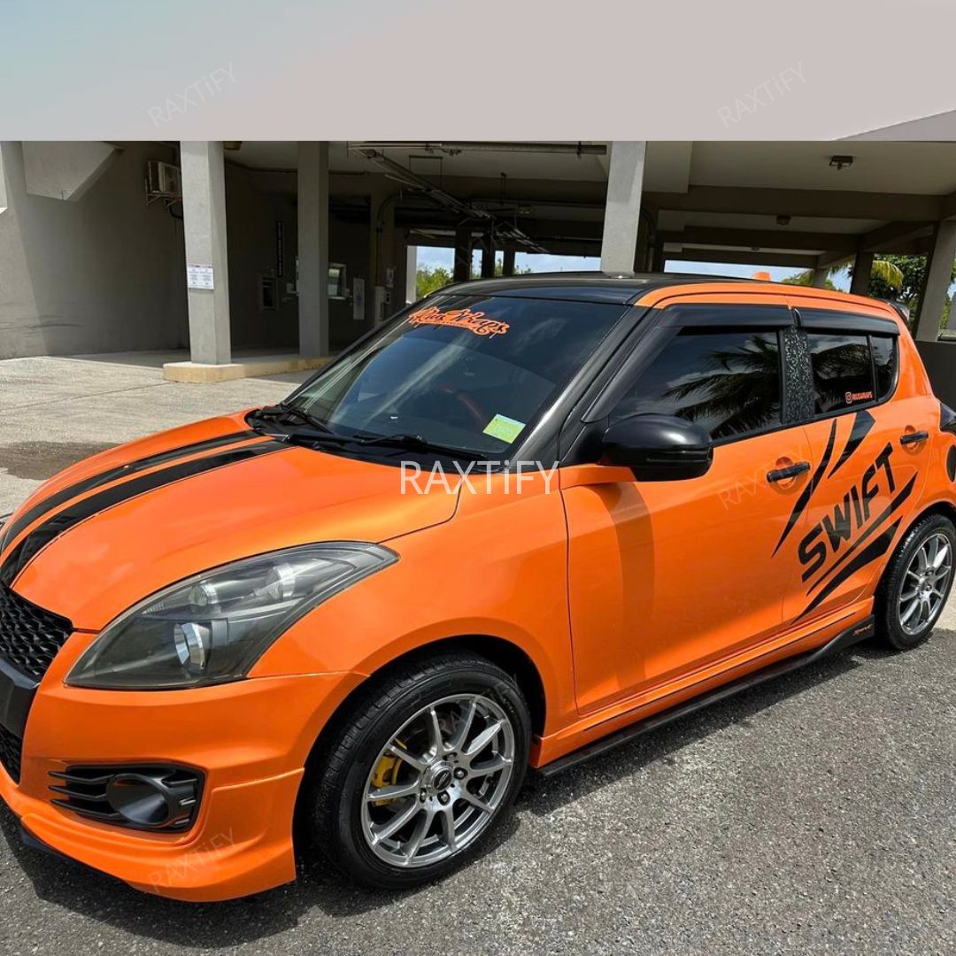 Color Shift Neon Gold Orange Vinyl Wrap