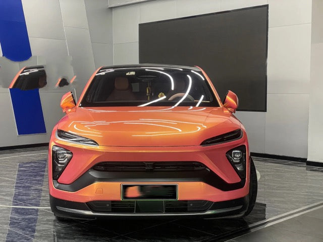 Color Shift Neon Gold Pink Car Wrap