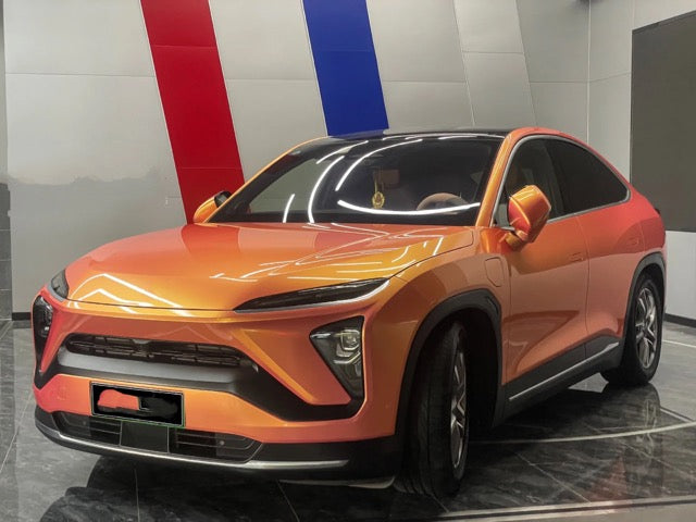 Color Shift Neon Gold Pink Car Wrap