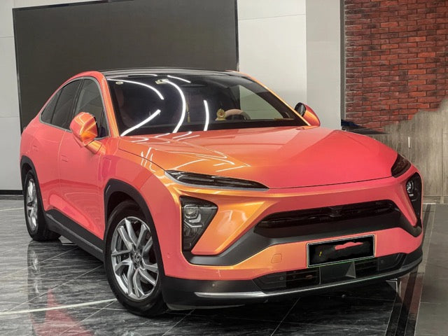 Color Shift Neon Gold Pink Car Wrap