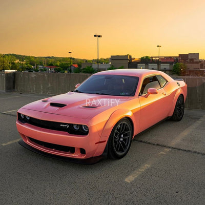 Color Shift Neon Gold Pink Vinyl Wrap