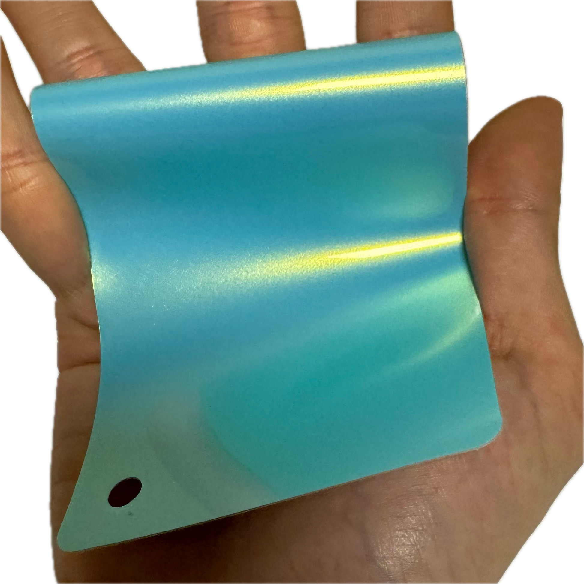 Color Shift Neon Ice Blue Vinyl Wrap
