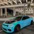 Color Shift Neon Sky Blue Vinyl Wrap
