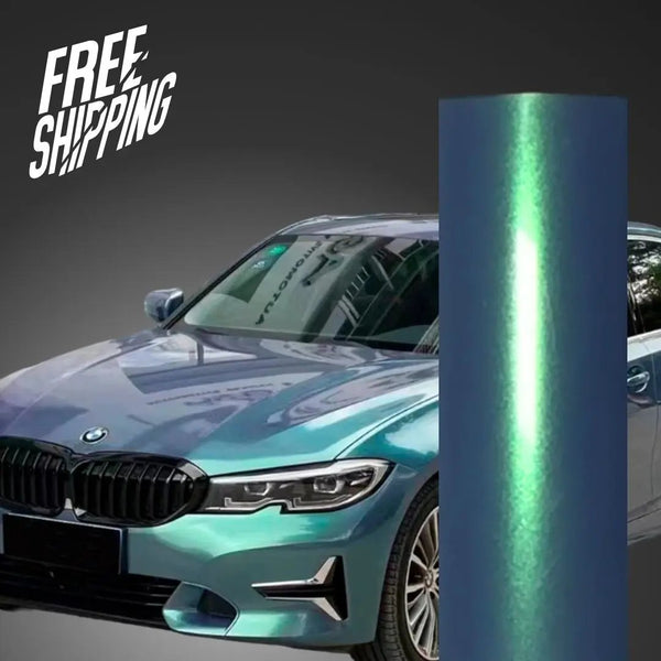 Color Shift Peacock Green Vinyl Wrap – RAXTiFY