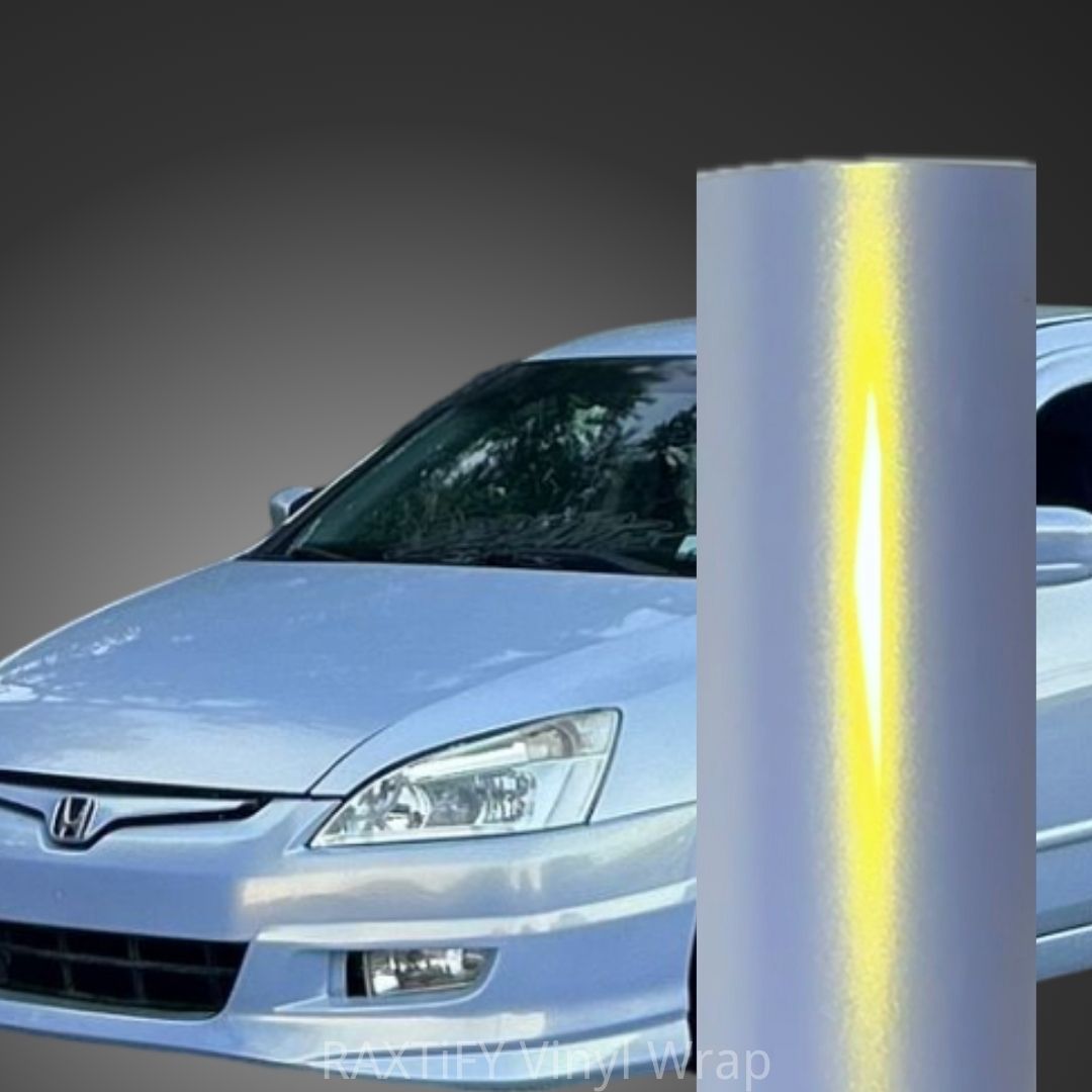 Color Shift Pearl Blue Gold Vinyl Wrap