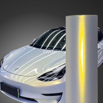 Color Shift Pearl Blue Gold Vinyl Wrap