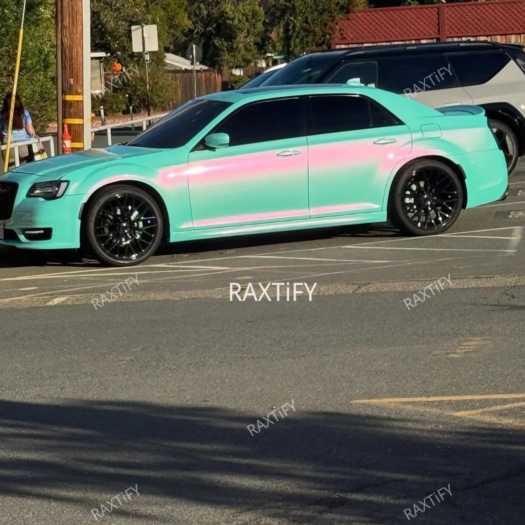 Color Shift Pearl Racing Tiffany Vinyl Wrap