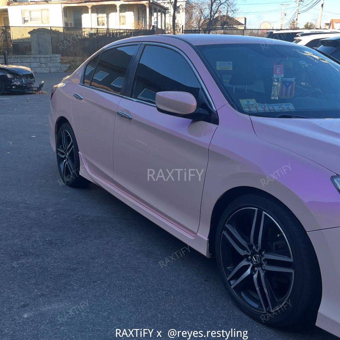Color Shift Pink Purple Vinyl Wrap Car