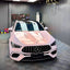 Color Shift Pink White Car Vinyl 