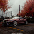 Color Shift Rainbow Drift Black Red Vinyl Wrap car