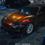 Color Shift Rainbow Drift Black Red Vinyl Wrap Car