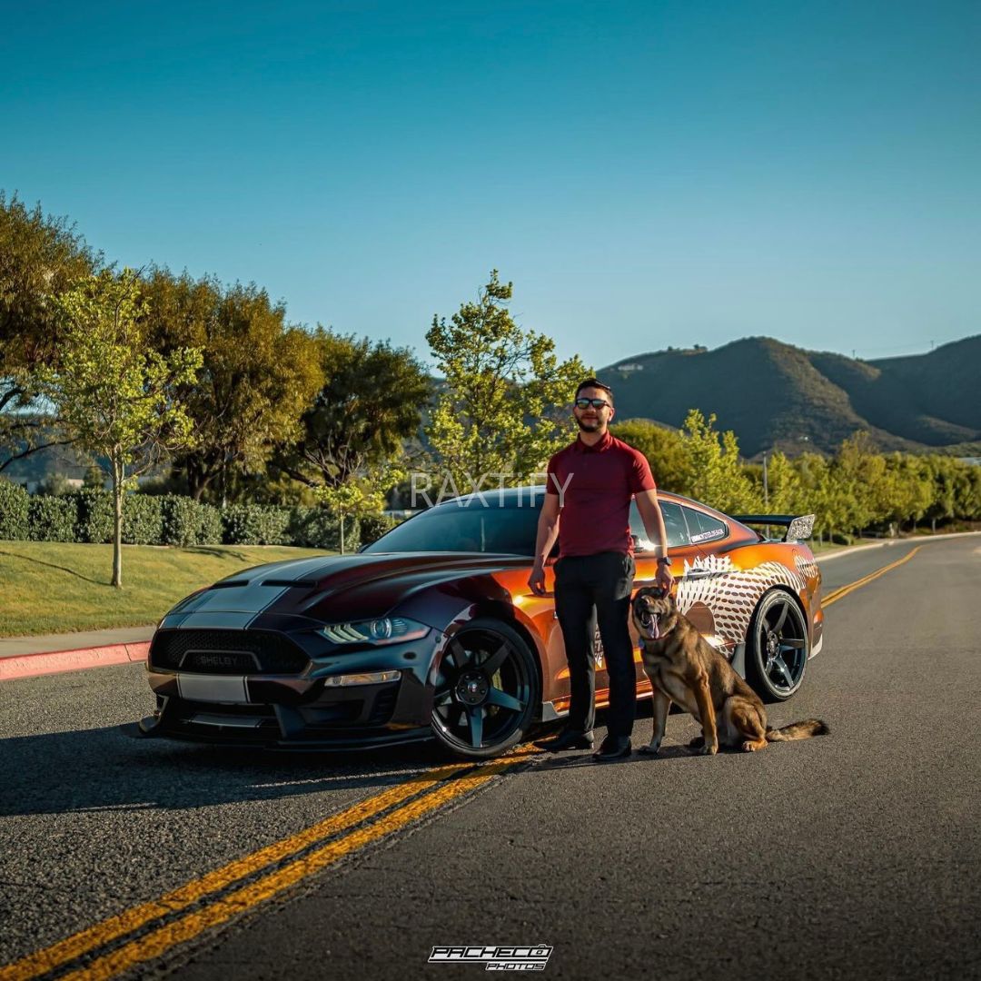 Color Shift Rainbow Drift Black Red Vinyl