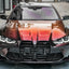 Color Shift Rainbow Drift Black Red Vinyl Wrap
