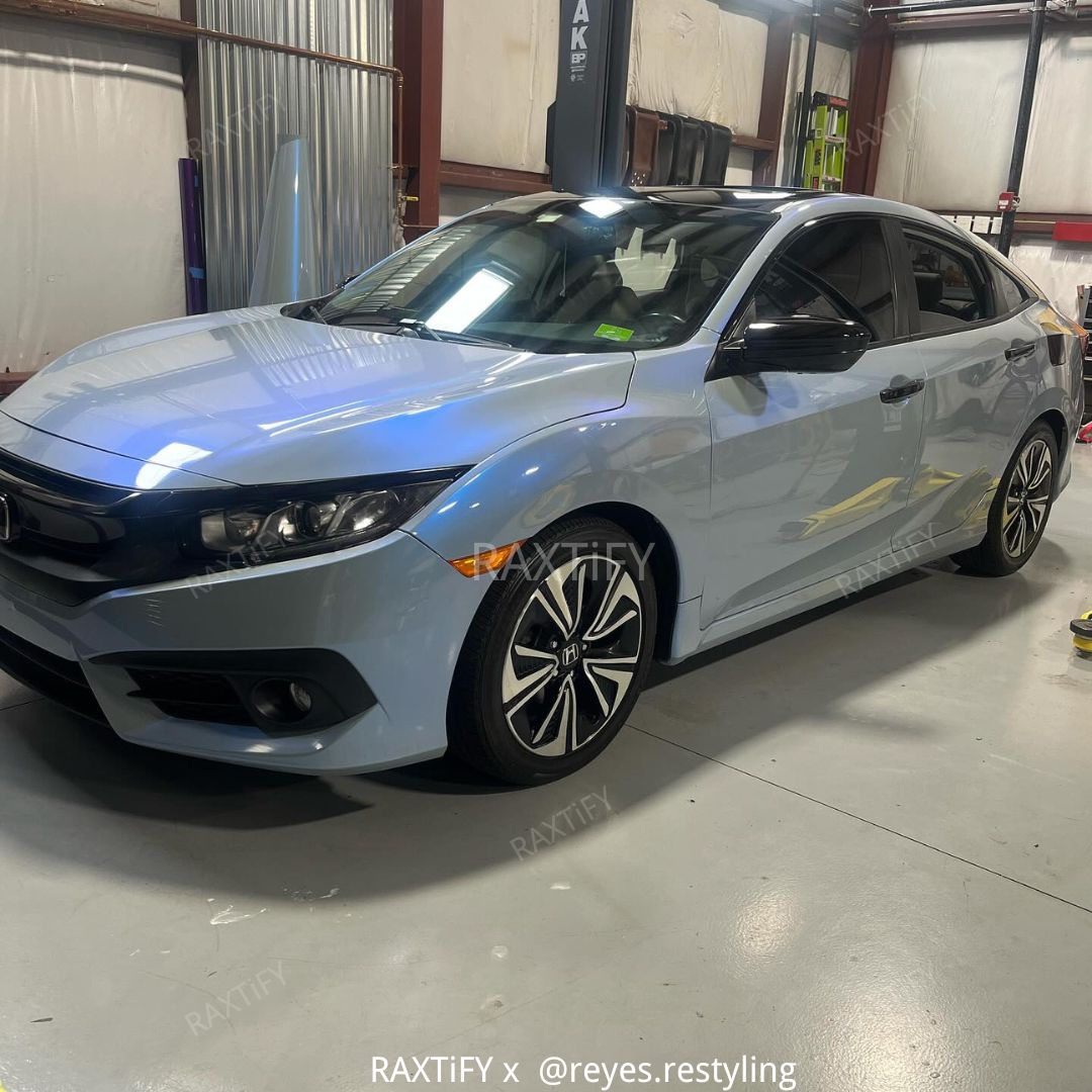 Color Shift Rock Gray Blue Vinyl Car Wrap