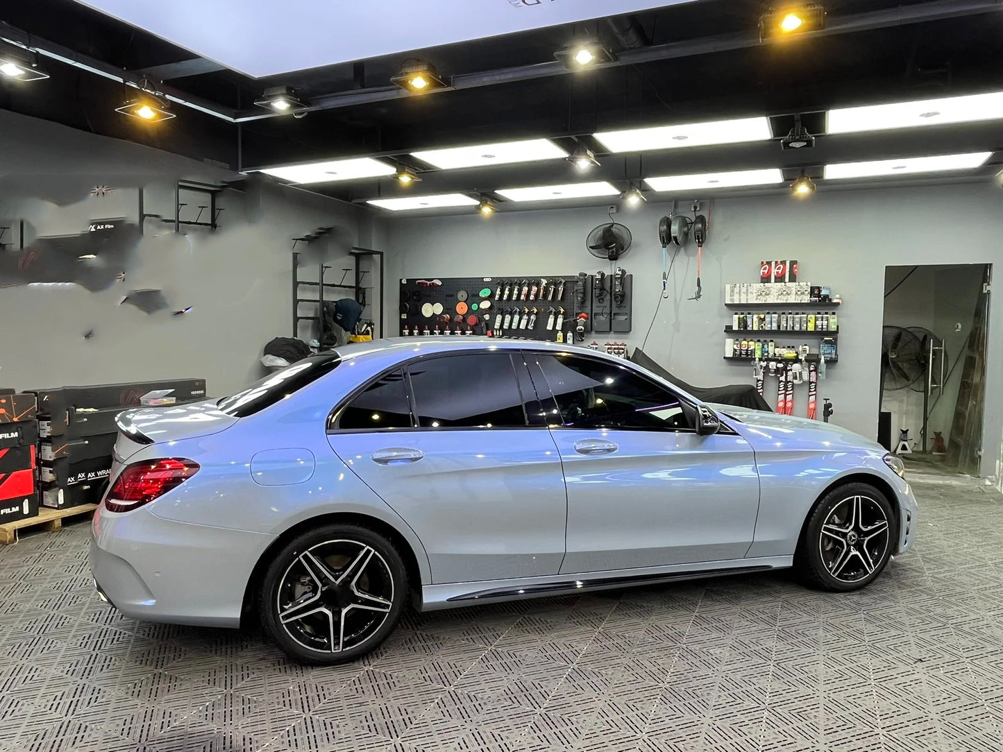 Color Shift Rock Gray Blue Vinyl Wrap