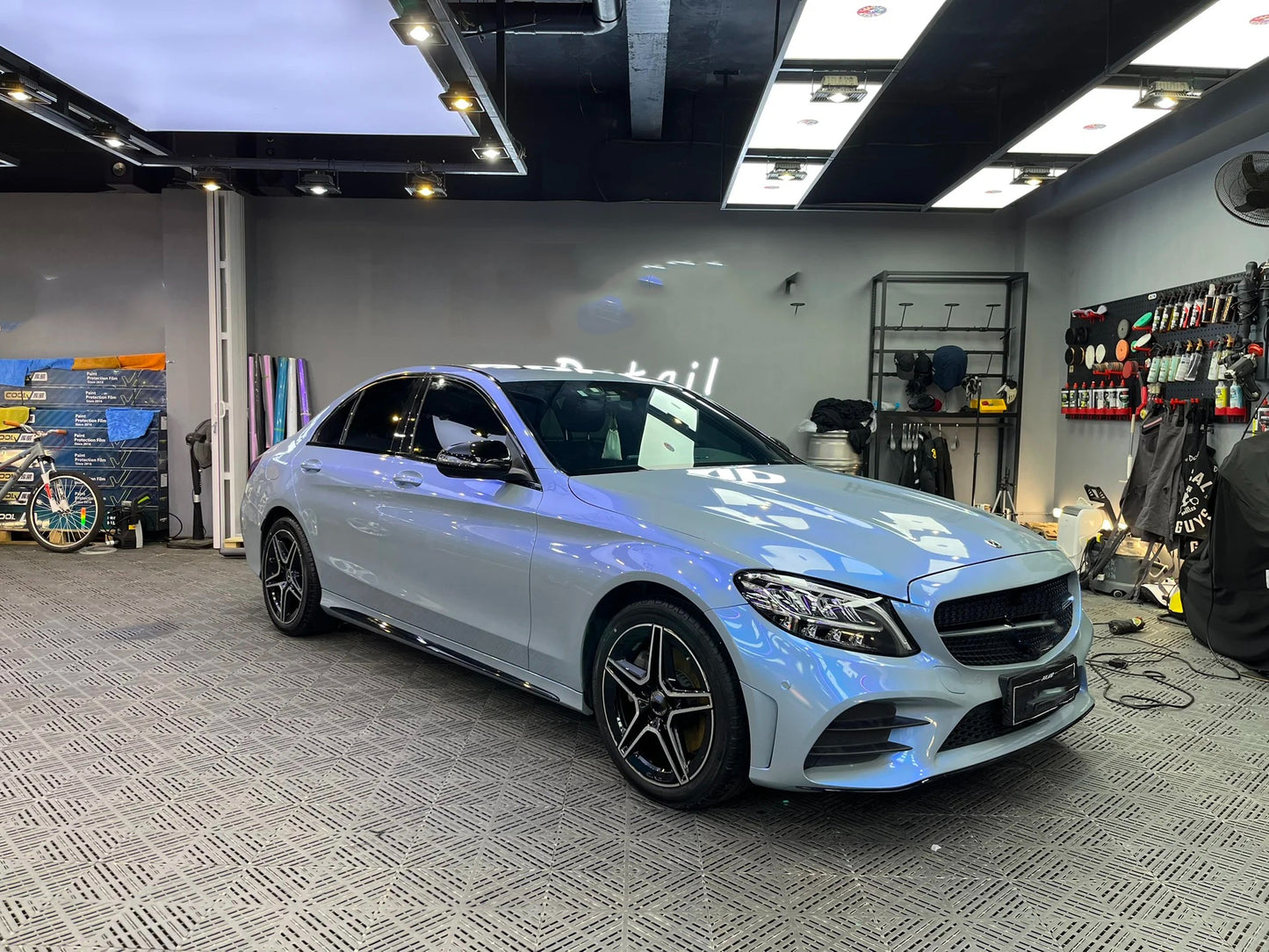 Color Shift Rock Gray Blue Vinyl Wrap