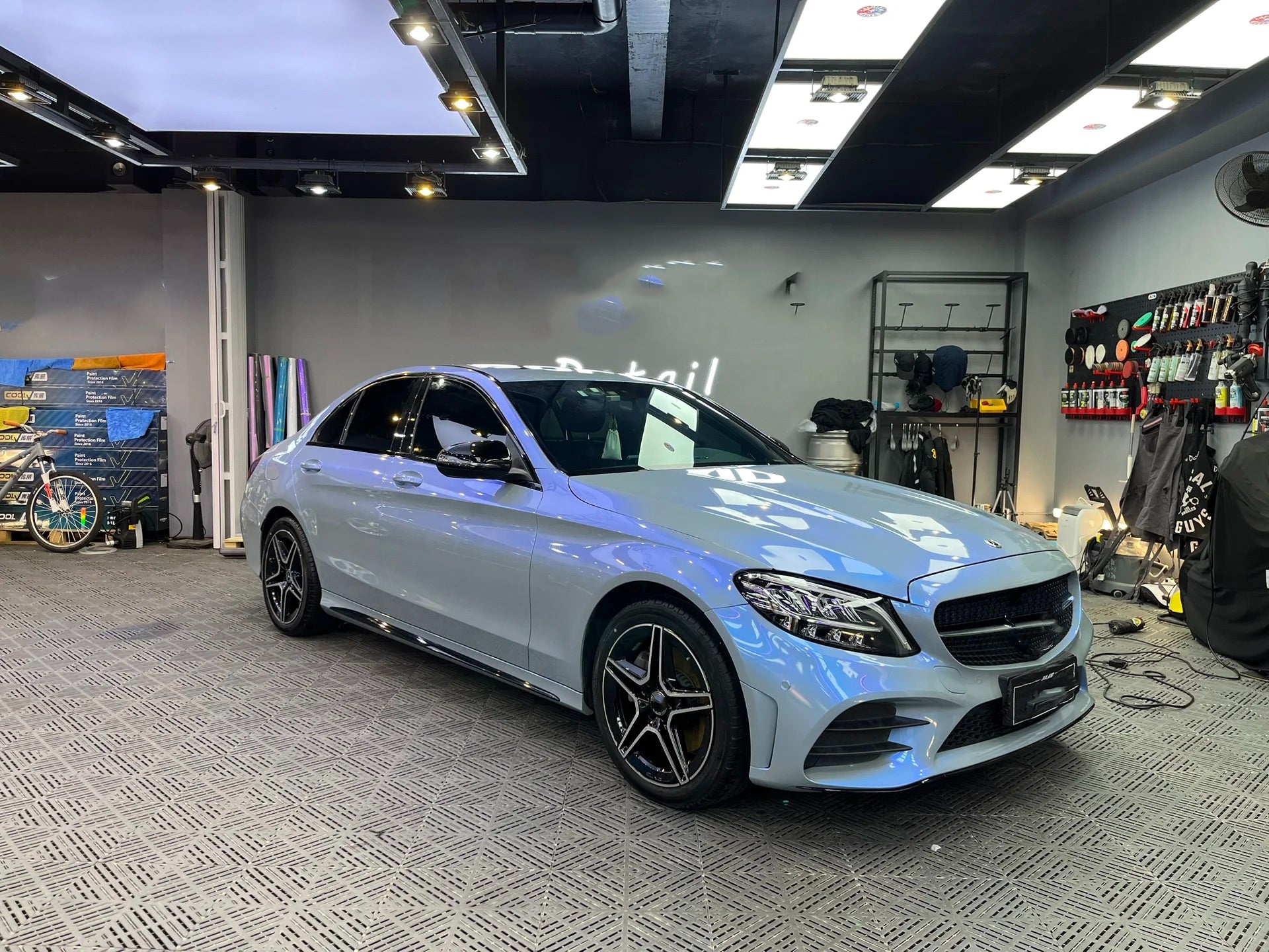 Color Shift Rock Gray Blue Vinyl Wrap